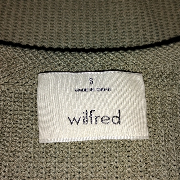 WILFRED DRAB OLIVE KNIT TOP - Picture 4 of 9